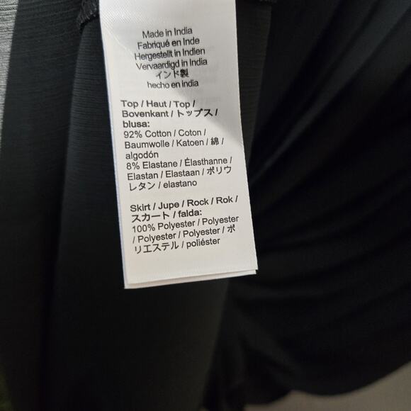 J. Crew Elegant Black Pleated Maxi Dress - Picture 7 of 10